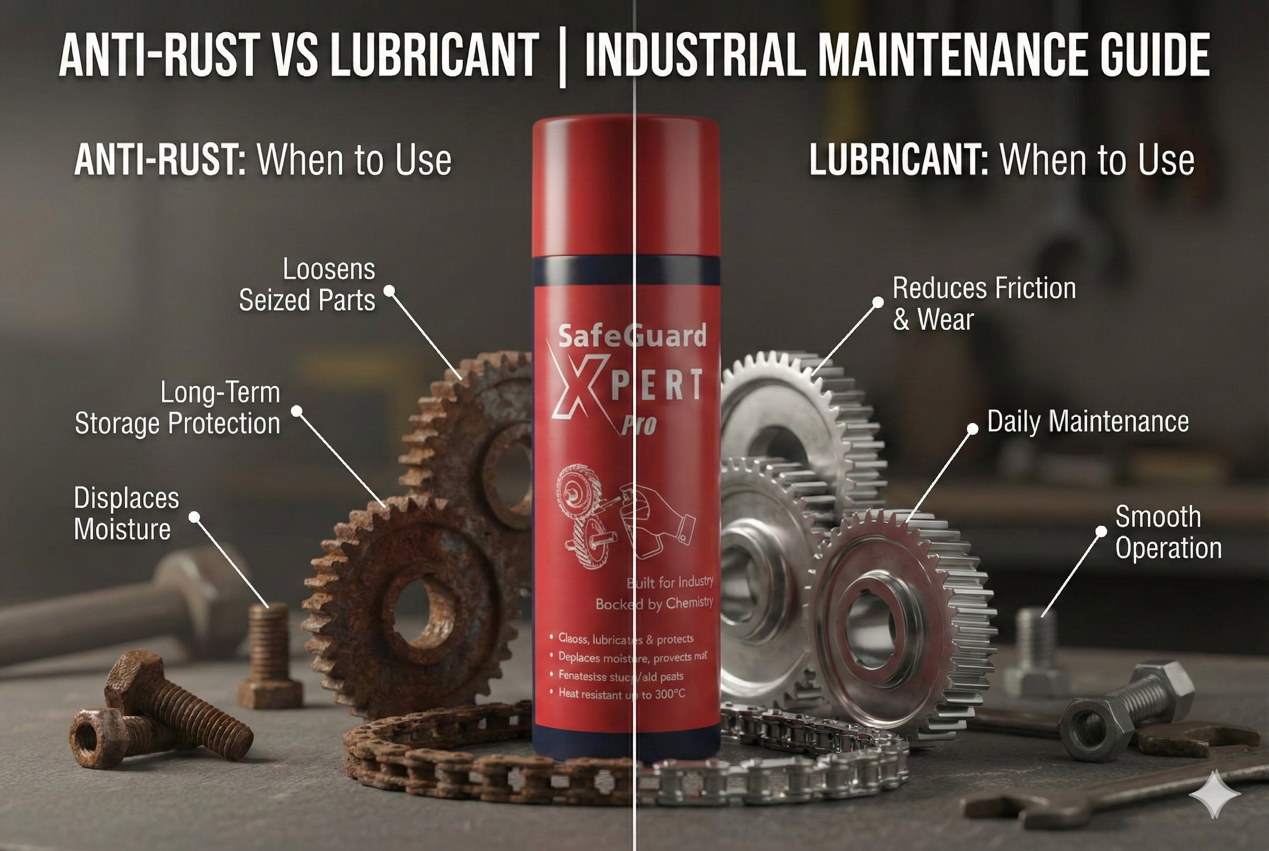 Anti-Rust vs Lubricant: When to Use What | Industrial Maintenance Guide